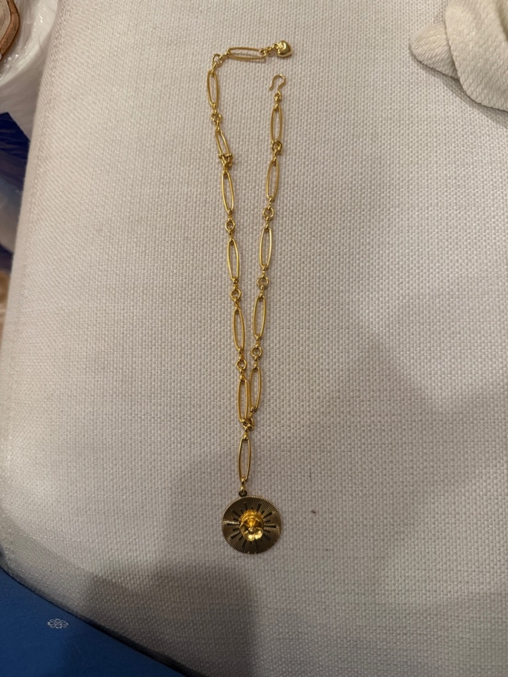 Brinker + Eliza Radiant Gold Sunburst Medallion Necklace